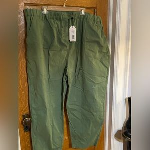Universal Standard Weekend Pants Elm Green NWT XL